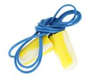 Howard Leight - Bouchons d'oreilles en mousse 304L à cordelette - Jaune - 33 dB - Usage unique - Confort et protection auditive