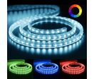 Ruban LED 220V 5050 IP65 60LED/m (au mètre) - Blanc Neutre 4000K - 5500K