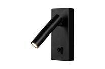 Lampe Murale 2W avec Interrupteur Noir - Blanc Neutre 4000K - 5500K