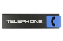 Plaquette de porte Téléphone - Europe design 175x45mm - 4260747