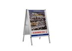 Chevalet de trottoir Cadro-Clic® A2 / 59,4 x 42 cm