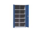 Kind - Armoire à compartimentage Bleue - 1950x1005x545mm - 10 Cases - Acier - Charge 1000kg