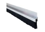 Wattelez - Brosse bas de porte Superseal standard - 1000mm - Rail plat - Protection efficace