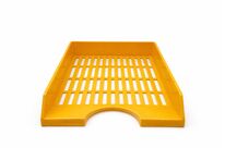 Corbeille à Courrier Jaune