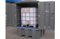 Abris de stockage sur rétention 1000 litres