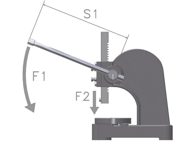 Presse à main 10251-15372 N Optimum DDP50