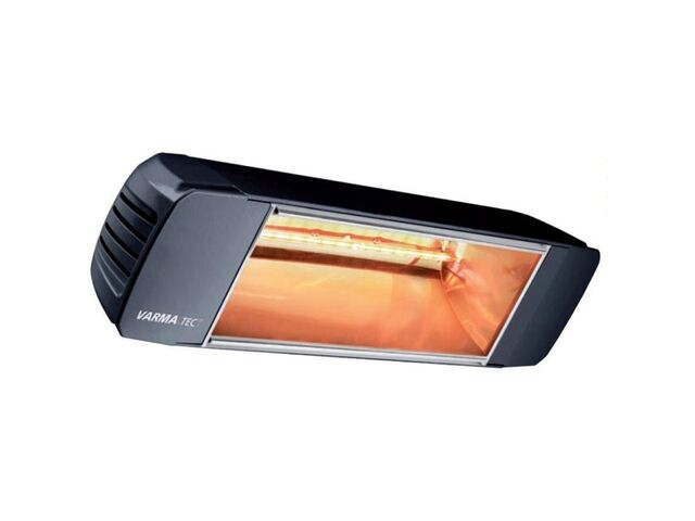 Chauffage radiant infrarouge électrique noir VARMA 304 V304/20X5 - IP 23 - STAR PROGETTI