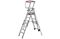 Duarib - Plateforme roulante T7 Pliant - Aluminium - Hauteur travail 3.72m - Charge 150kg - Compacte et Sécurisée