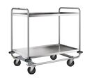 Chariot Inox 2 Plateaux Poids:23 Kg H Ht:1000 Mm