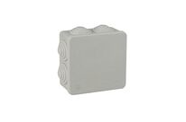 Pack de 10 - Boîte de Dérivation Étanche Carrée 80mm Épaisseur 35mm