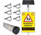 Pack panneau flash solaire fluo Prudence Enfants