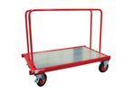 Fimm - Chariot porte-panneaux 500 kg - 2 ridelles 800 mm - Acier époxy - Roulettes caoutchouc 200 mm
