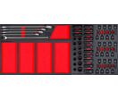 Servante d'atelier complète XXL 729 outils - 16 tiroirs - Avec 2 armoires supérieures - Modules mousse MW Tools MWE799G6AST