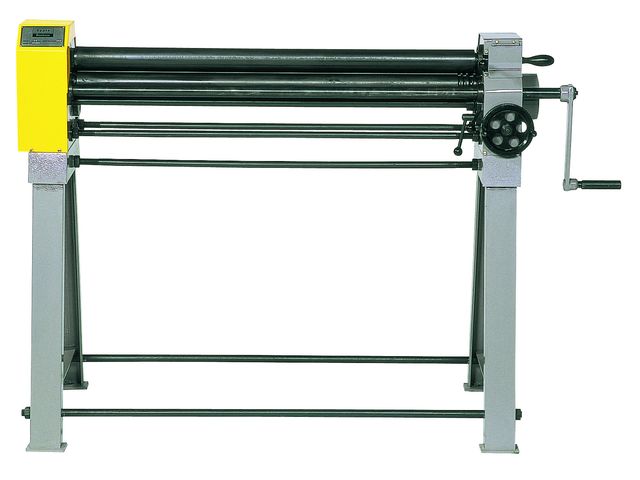 Rouleuse de tôle manuelle 3 rouleaux RM 1.020-1,5 - Capacité 1020 x 1,5 mm