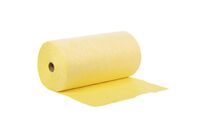 Manutan Expert - Absorbant Chimique Rouleau Jaune - 228 L - Polypropylène SM Éco-responsable