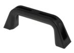 Poignée industrielle RS PRO noire en plastique mat – 112 x 28 x 22 mm