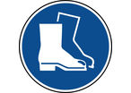 Panneau chaussures de sécurité obligatoires