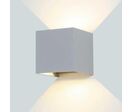 Applique Murale Design LED 12W IP54 Carré - Blanc Chaud 2300K - 3500K / Blanc