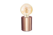 Lampe de Chevet Ampoule avec Socle en Métal - Cuivre