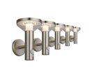 Pack de  5 - Applique Solaire LED Murale 2W IP44 avec Détecteur Aluminium