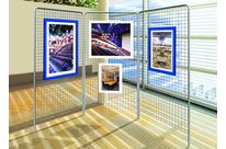 Grilles d'exposition Deluxe H 200 x lg 100 cm