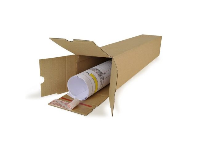 Tube carton à base carrée pour produits longs Quattrostar