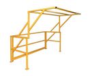 Stockman - Barrière de protection écluse jaune robuste 1600 mm - 2015x1945 mm - 78 kg