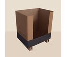 Box palette à abattant en carton ondulé | ETABLISSEMENTS F DUTHOIT