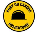 Panneau Port du casque obligatoire - Rigide Ø450mm - 4081090