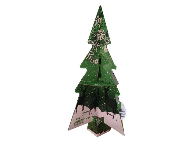 Sapins en carton ondulé 