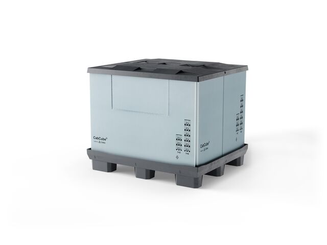 Caisse-Palette Plastique de transport 1210x1010 | CabCube 2.0 (9F)