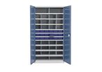 Armoire D'atelier Bleue Hxp=1950x440mm 28 Cases