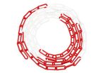 Novap - Chaîne de Signalisation Plastique Rouge/Blanc - 25m - Diamètre 8mm - Usage Parking - Recyclable