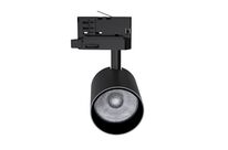 Spot LED sur Rail Noir Triphasé 24W 36° TRIAC Dimmable - Blanc Chaud 2300K - 3500K