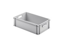 Bac plastique gerbable euro-norme | Ronny 175 DG gris