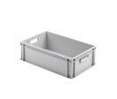 Bac plastique gerbable euro-norme | Ronny 175 DG gris