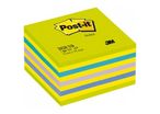 Bloc cube Neon bleu/vert Post-it 76 x 76 Bloc de 450 feuilles - 2028NB