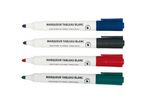 Marqueur effaçable Budget  pointe Ogive Large pochette de 4