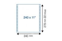 Papier listing 2 plis détachable Uni autocopiant Carton de 1250 feuilles