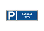 Panneau d'indication horizontal parking privé