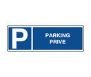Panneau d'indication horizontal parking privé