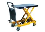 Table élévatrice manuelle hydraulique à pédales 300 kg