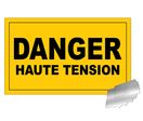 Panneau Danger haute tension- Alu 330x200mm - 4010687