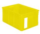 Caisse plastique 85 litres jaune