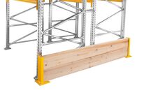 Kit protection d&amp;amp;#039;échelle double L.2450 x H.445 avec bastaing bois