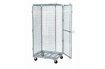 Italiana Contenitori - Roll-conteneur de sécurité 400 kg - 720 x 830 mm - 1840 mm Hauteur - Roulettes Polypropylène - Éco-responsable