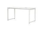 Bureau droit blanc 120 cm.