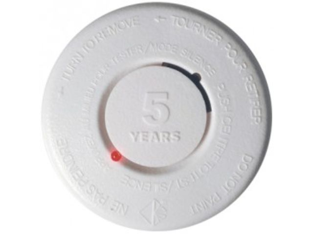 Détecteur de fumee ce 5 ans