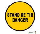 Panneau Danger - Stand de tir - Novap