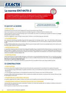 Armoire de sécurité pour le stockage de bouteilles de gaz EN14470-2